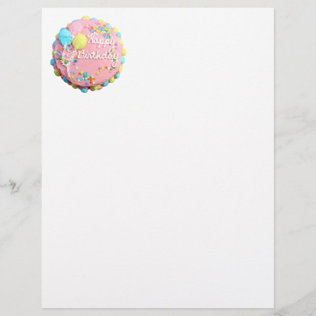Happy Birthday Cake Flyer (Vorne)