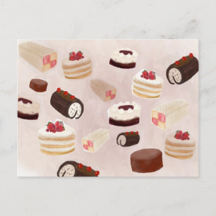 Happy Birthday Cake Parade Postkarte
