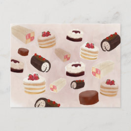 Happy Birthday Cake Parade Postkarte