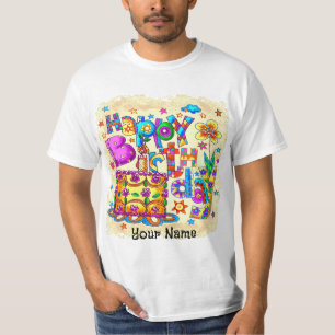 Happy Birthday Cake T - Shirt