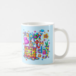 Happy Birthday Cake Tasse