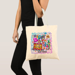 Happy Birthday Cake Tote Bag Tragetasche