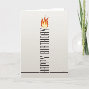 Happy Birthday Candle Karte