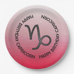 Happy Birthday Capricorn Horoscope Zodiac Pappteller
