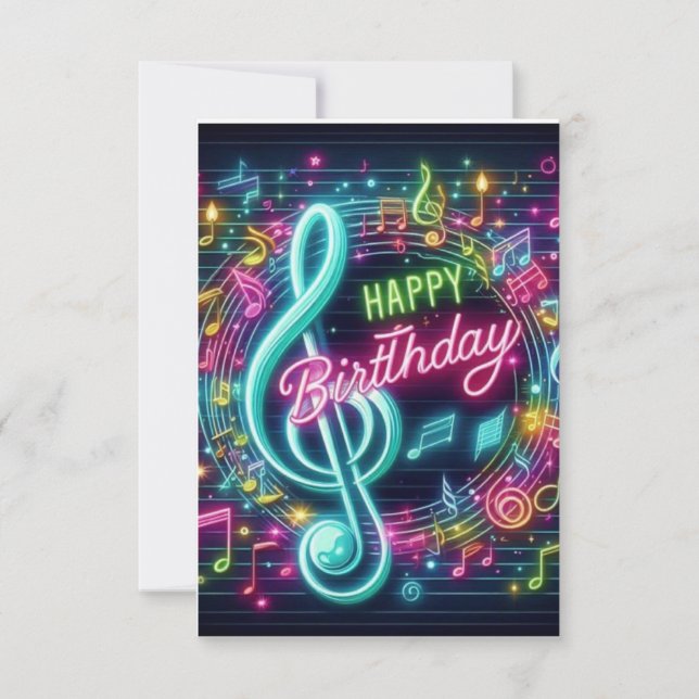 Happy Birthday Card (Vorderseite)