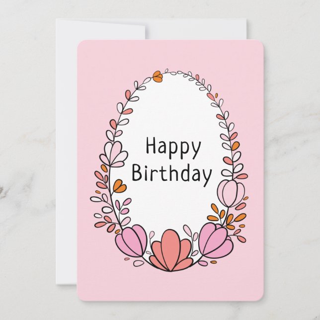 Happy Birthday Card (Vorderseite)