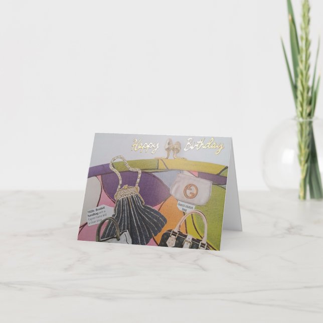 Happy Birthday Card Dankeskarte (Vorderseite)