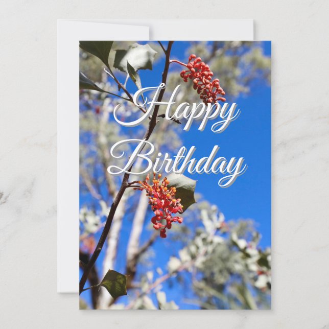Happy Birthday Card Einladung (Vorderseite)