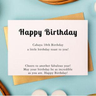 Happy Birthday Card Einladung