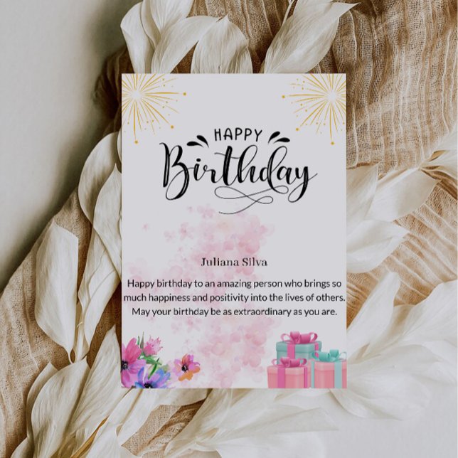 Happy Birthday Card Einladung (Happy Birthday Card)