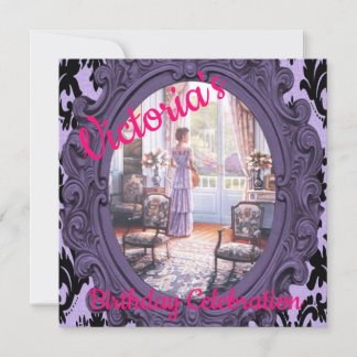 Happy Birthday Card Einladung Victoria