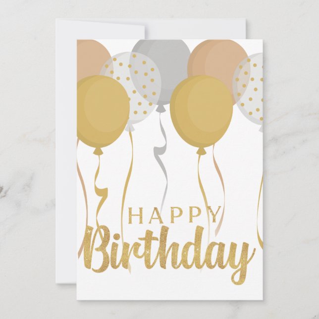 Happy Birthday Card Feiertagskarte (Vorderseite)