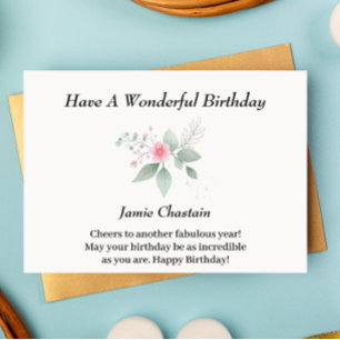 Happy Birthday Card Feiertagskarte