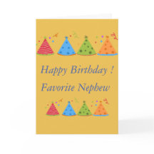 Happy Birthday Card für Neffen
