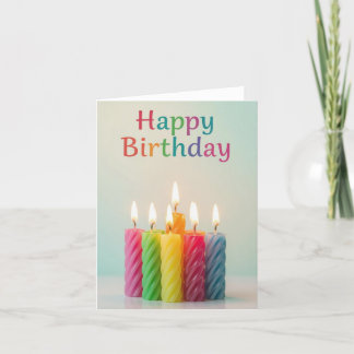 Happy Birthday Card, Geburtstagskarte Dankeskarte