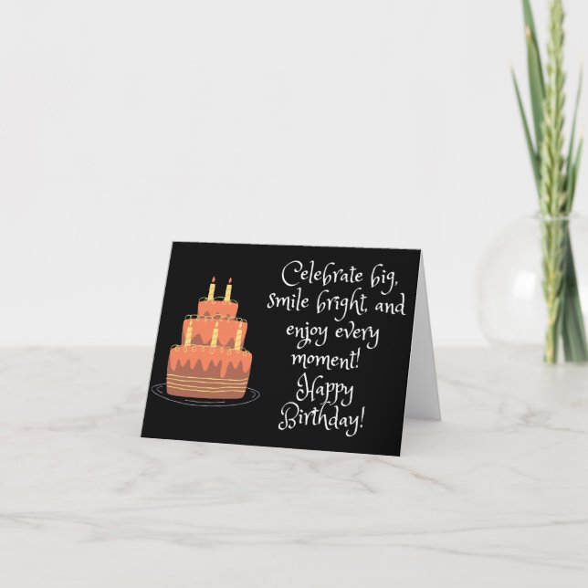 Happy Birthday Card Karte (Vorderseite)