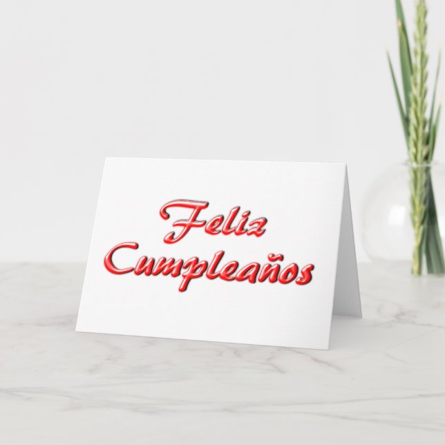 Happy Birthday Card Karte (Vorderseite)