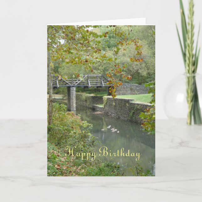Happy Birthday Card Karte (Vorderseite)