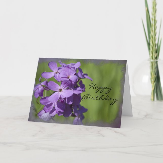 Happy Birthday Card Karte (Vorderseite)