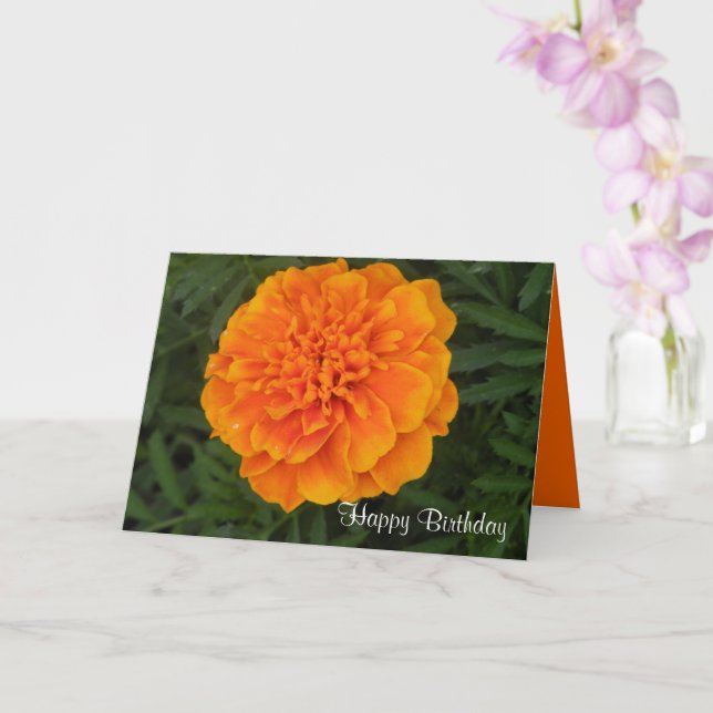Happy Birthday Card Karte (Orchidee)