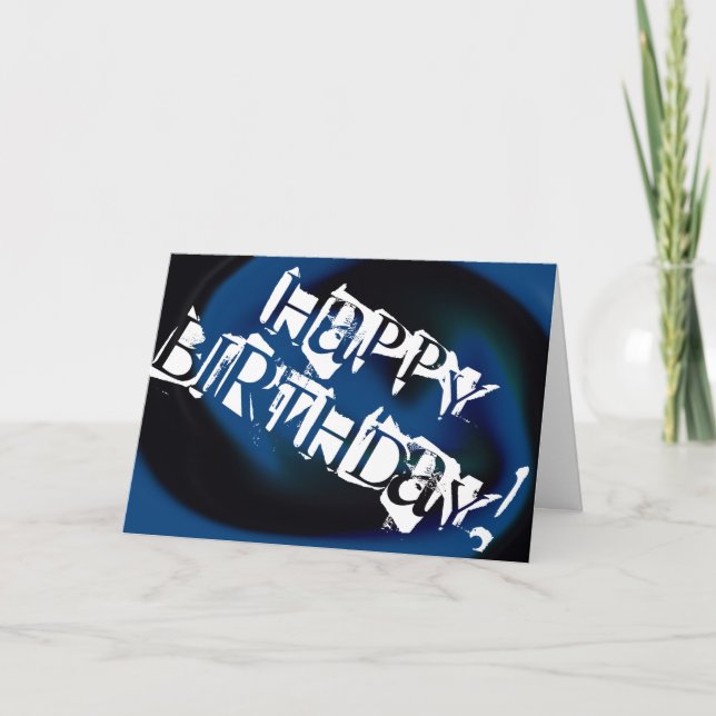 Happy Birthday Card Karte (Vorderseite)