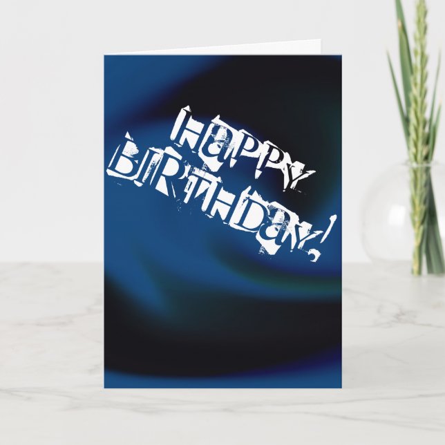 Happy Birthday Card Karte (Vorderseite)