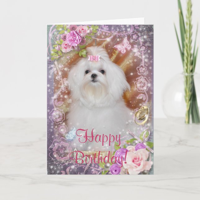 Happy Birthday Card Karte (Vorderseite)