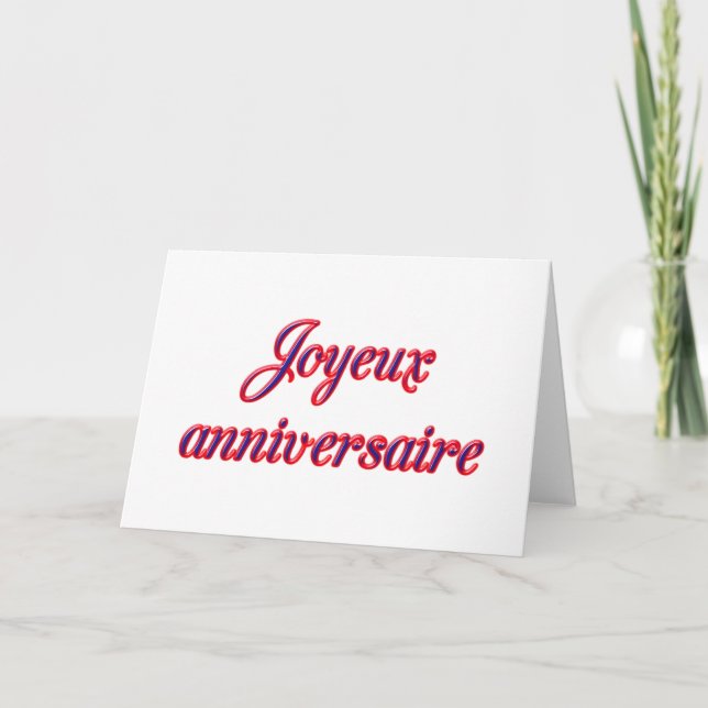 Happy Birthday Card Karte (Vorderseite)
