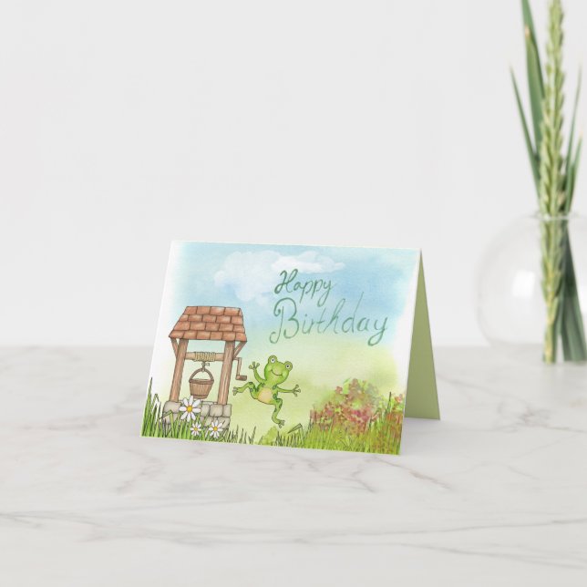 Happy Birthday Card Karte (Vorderseite)