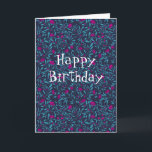 happy birthday Card Karte<br><div class="desc">Designed by The Arty Apples Limited</div>