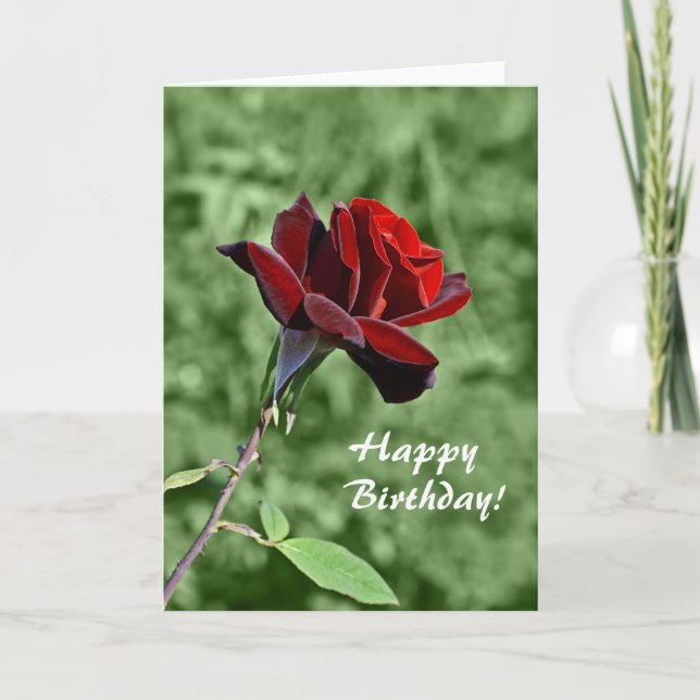 Happy Birthday Card Karte (Vorderseite)