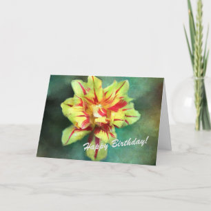 Happy Birthday Card Lovely Floral (P) Karte