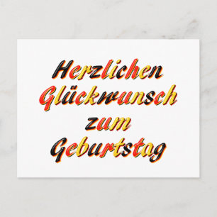 Happy Birthday Card Postkarte