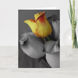 Happy Birthday Card-Rose Karte