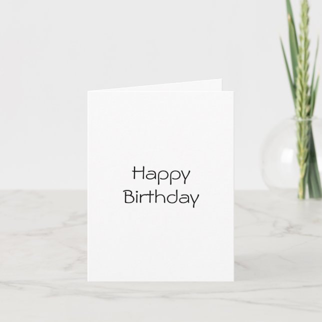 Happy Birthday Card (Sarcastic) Karte (Vorderseite)