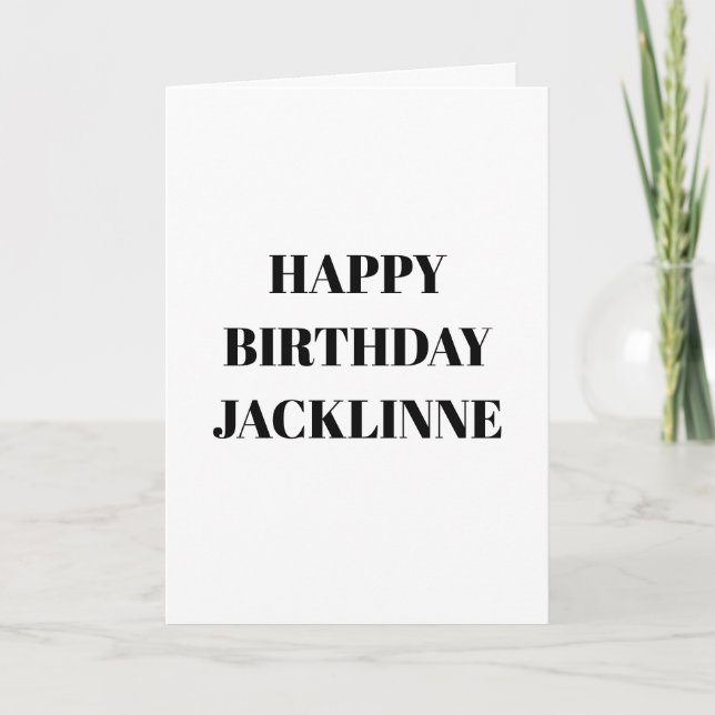 Happy Birthday Card You Can Use In All Contextes Karte (Vorderseite)