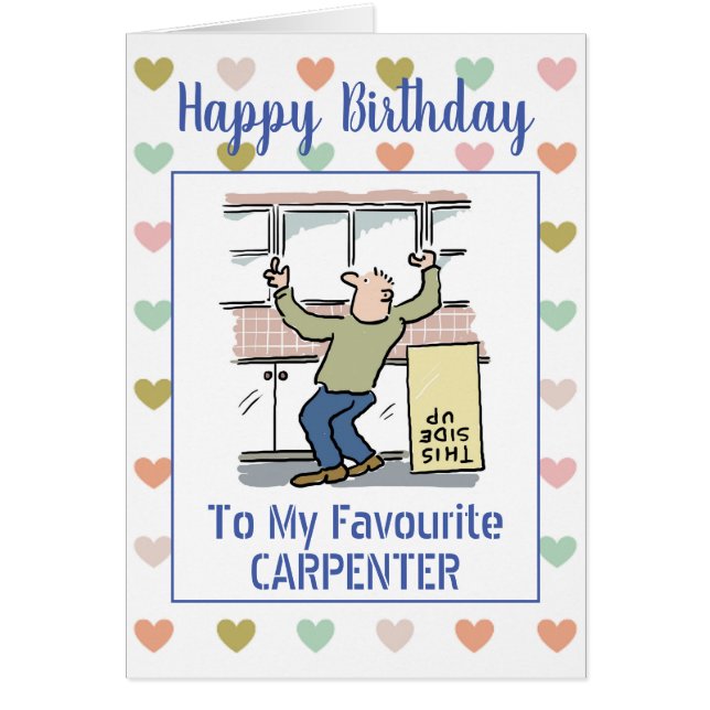 Happy Birthday Carpenter (Vorne)