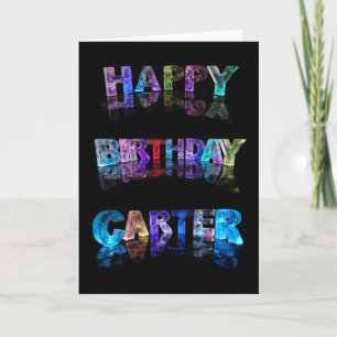 Happy Birthday Carter Card Karte