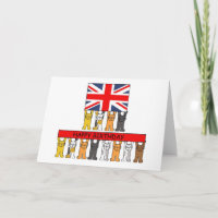 Happy Birthday Cartoon Cats aus Großbritannien