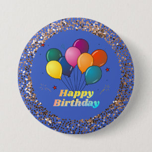 Happy Birthday Celebration Button