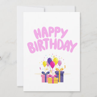 🎉 Happy Birthday Celebration Design 🎈 Einladung