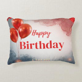 Happy Birthday Celebration Pillow Dekokissen