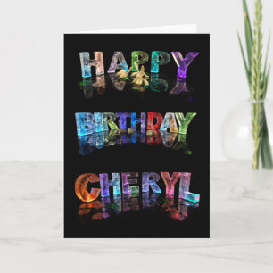 Happy Birthday Cheryl Card Karte