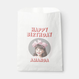 Happy Birthday Children Party Individuelle Name Fo Geschenktütchen