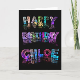 Happy Birthday Chloe Card Karte