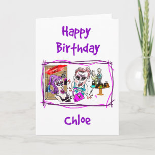 Happy Birthday - Chloe Karte