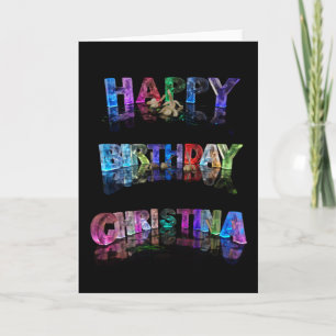 Happy Birthday Christina Card Karte