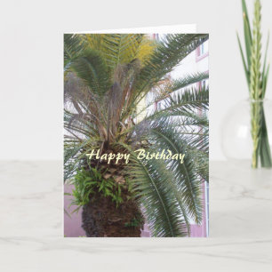 Happy Birthday Christlich Card Palm 2 Karte