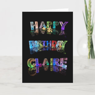 Happy Birthday Claire Card Karte