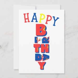 Happy Birthday Color Remix Einladung